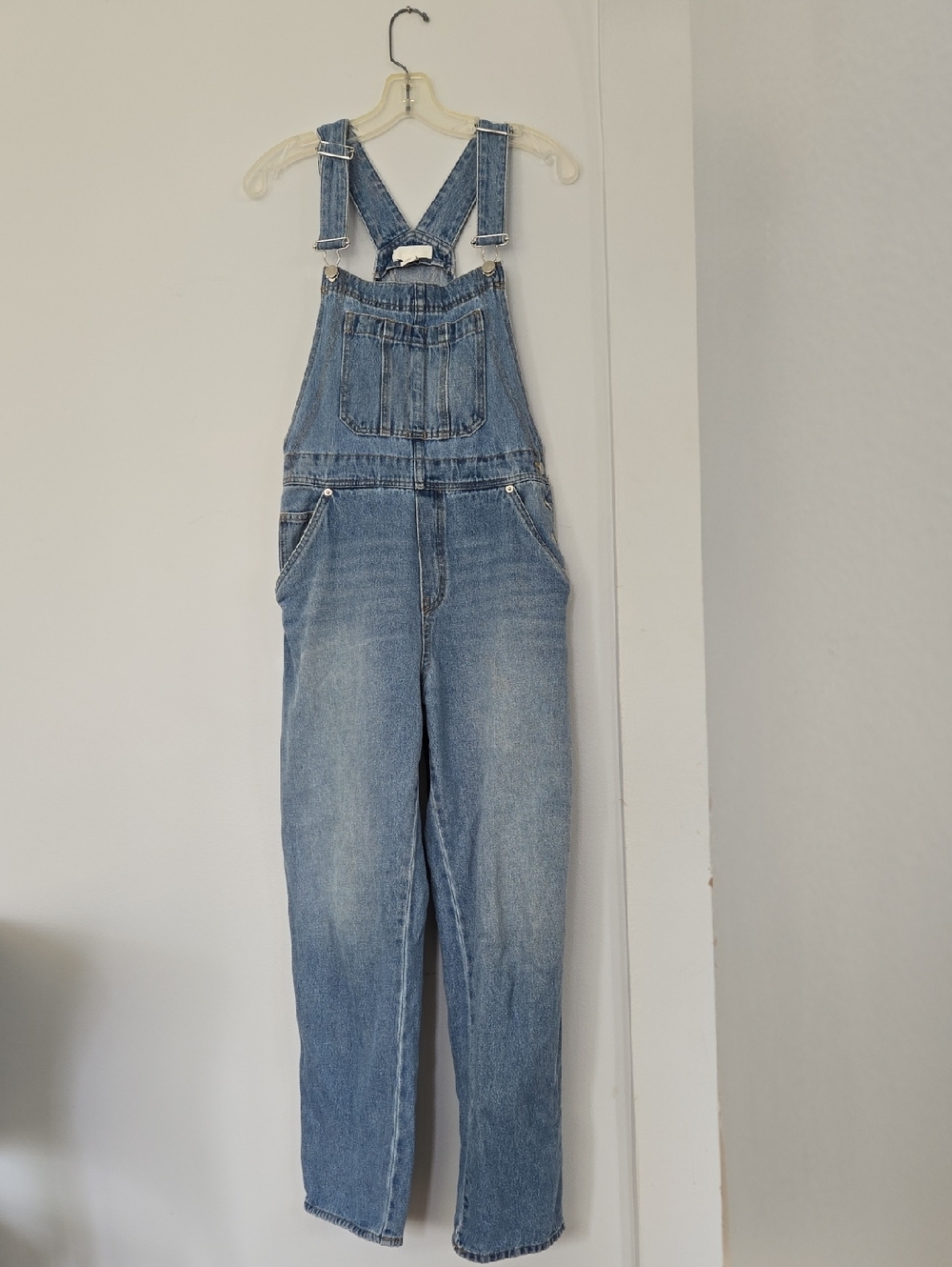 H&M Light Blue Denim Overalls